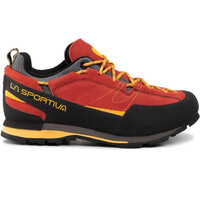 La Sportiva zapatilla trekking hombre BOULDER X ROJO lateral exterior
