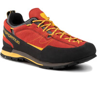 La Sportiva zapatilla trekking hombre BOULDER X ROJO lateral interior