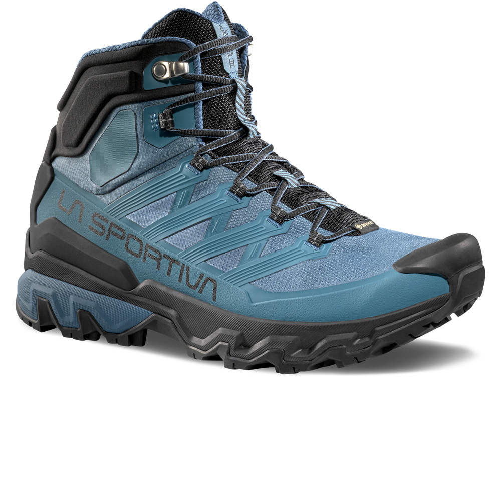 La Sportiva zapatilla trekking hombre ULTRA RAPTOR 3 MID GORE-TEX AZUL puntera