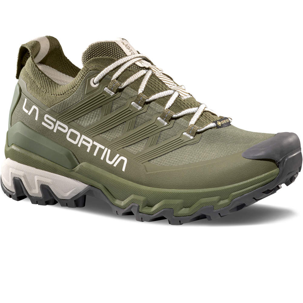 La Sportiva zapatilla trekking mujer ULTRA RAPTOR 3 GORE-TEX VERDE puntera
