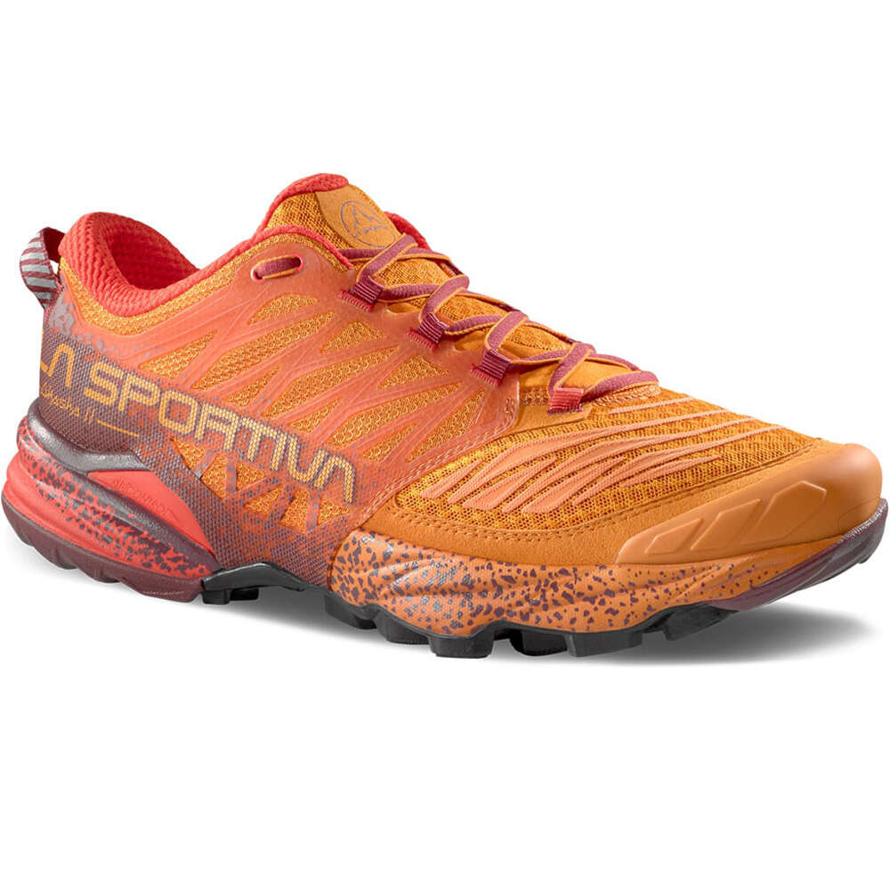 La Sportiva zapatillas trail hombre AKASHA II NARANJA puntera