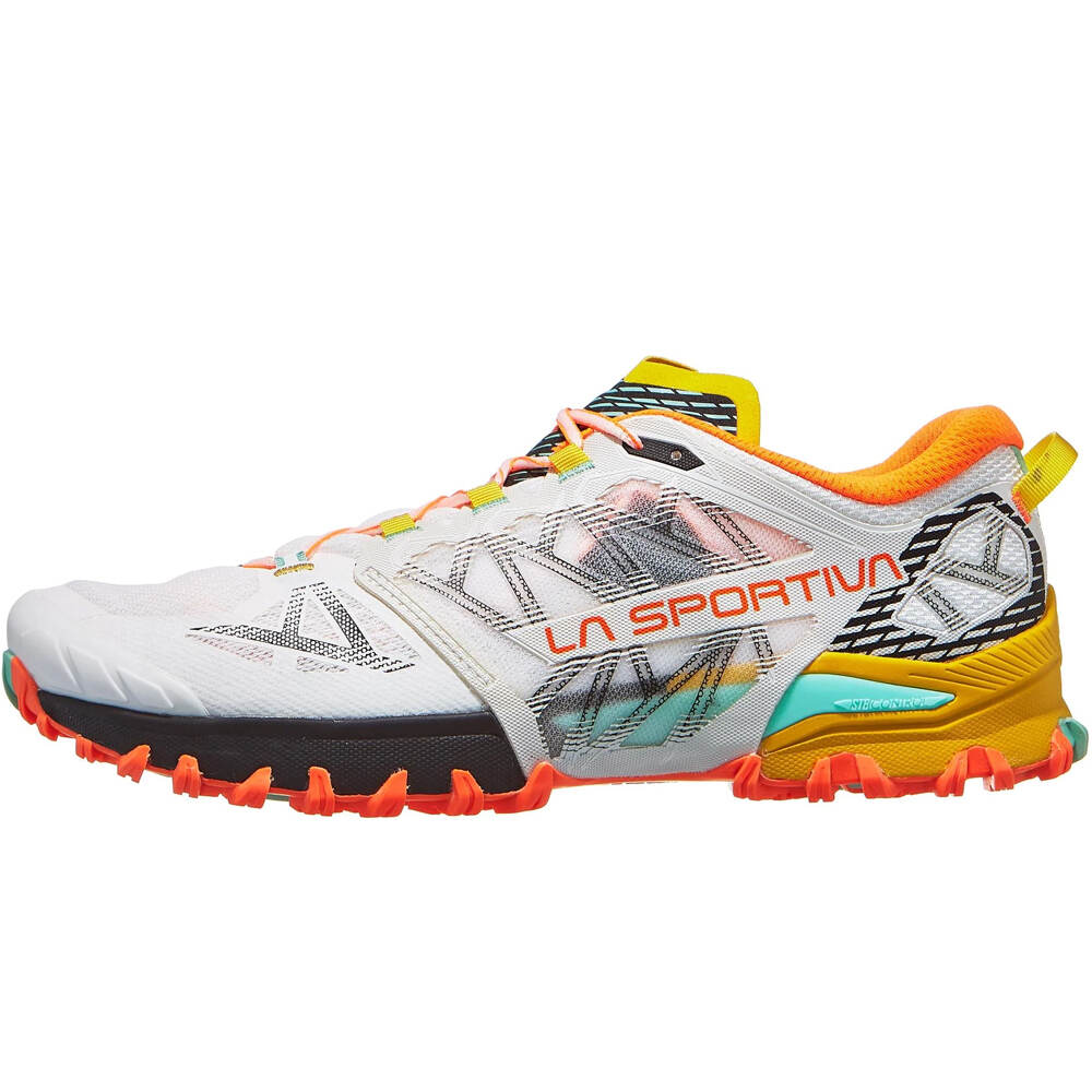 La Sportiva zapatillas trail hombre BUSHIDO III BLANCO lateral exterior