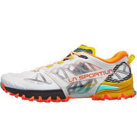 La Sportiva zapatillas trail hombre BUSHIDO III BLANCO lateral exterior