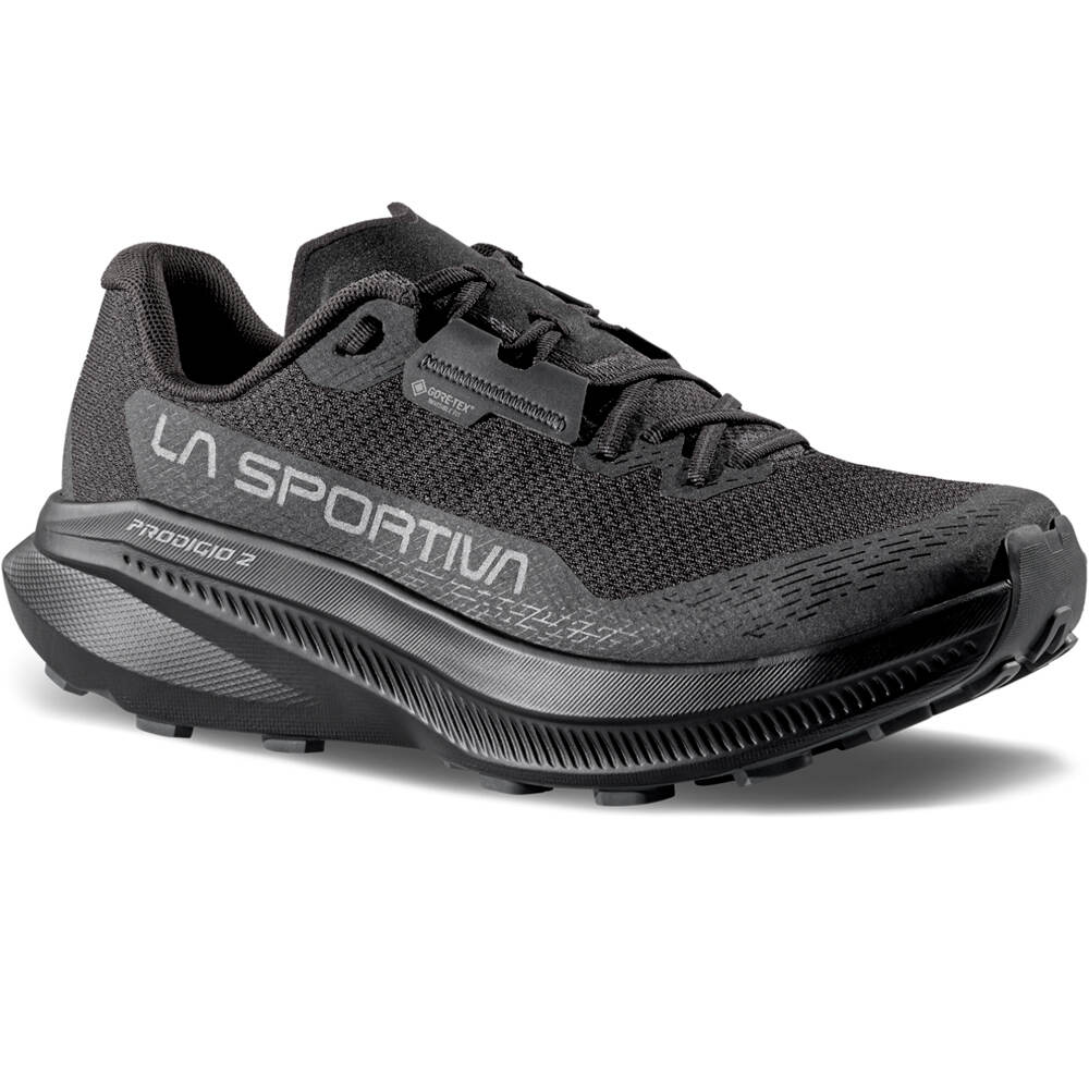 La Sportiva zapatillas trail hombre PRODIGIO 2 GORE-TEX NEGRO lateral interior