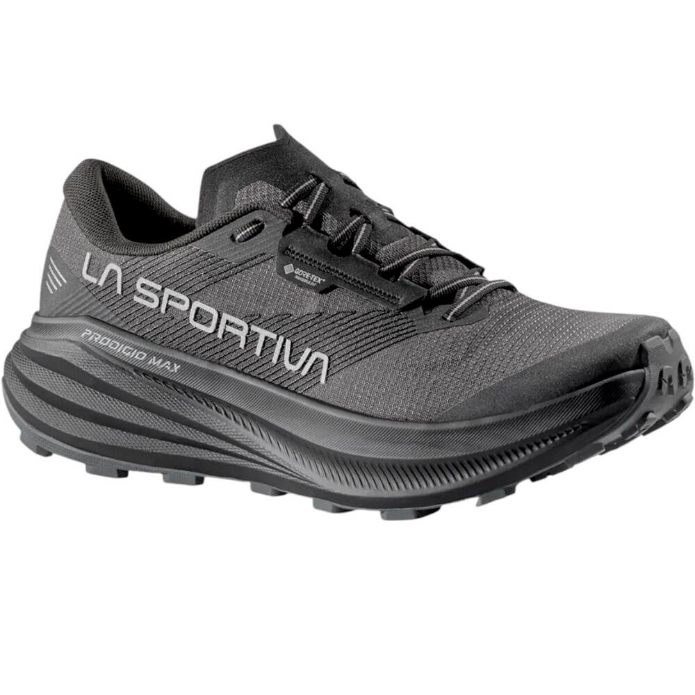 La Sportiva zapatillas trail hombre Prodigio Max GTX NEGRO lateral interior