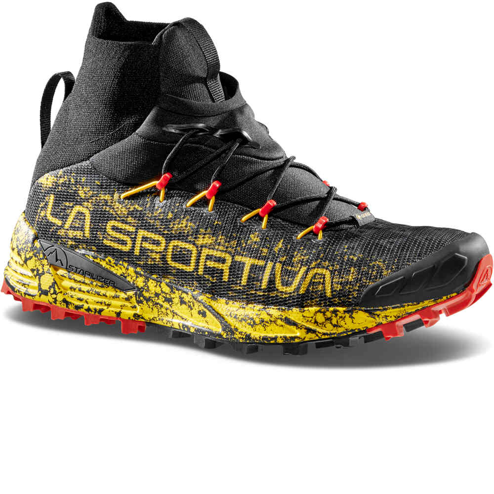 La Sportiva zapatillas trail hombre URAGANO GORE-TEX NEGRO lateral interior