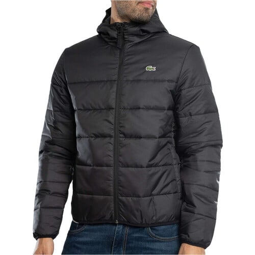 LACOSTE JACKET HOOD negro