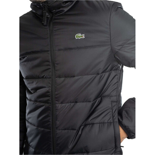 LACOSTE JACKET HOOD negro