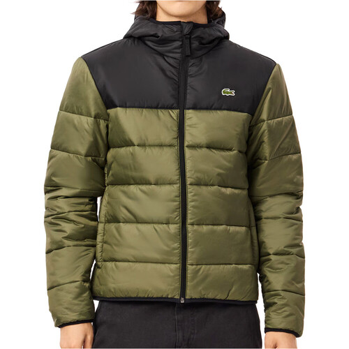 LACOSTE JACKET HOOD verde