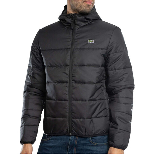 LACOSTE JACKET HOOD negro