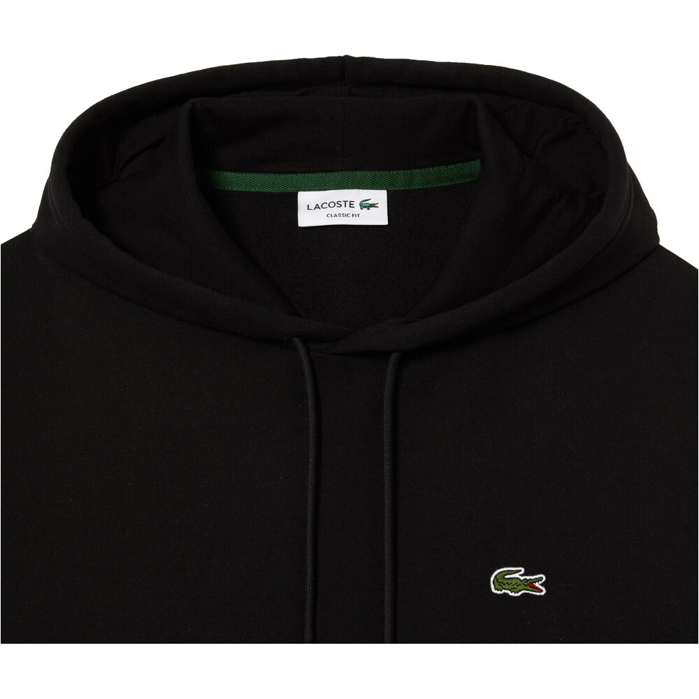 Lacoste sudadera hombre CLASSIC NEGRO 04