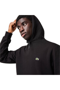 Lacoste sudadera hombre CLASSIC NEGRO vista detalle