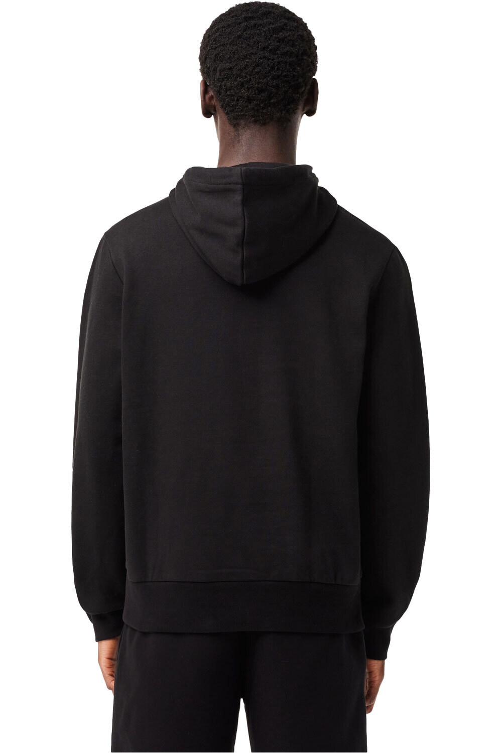 Lacoste sudadera hombre CLASSIC NEGRO vista trasera