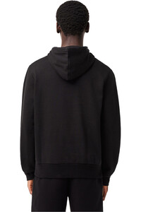 Lacoste sudadera hombre CLASSIC NEGRO vista trasera