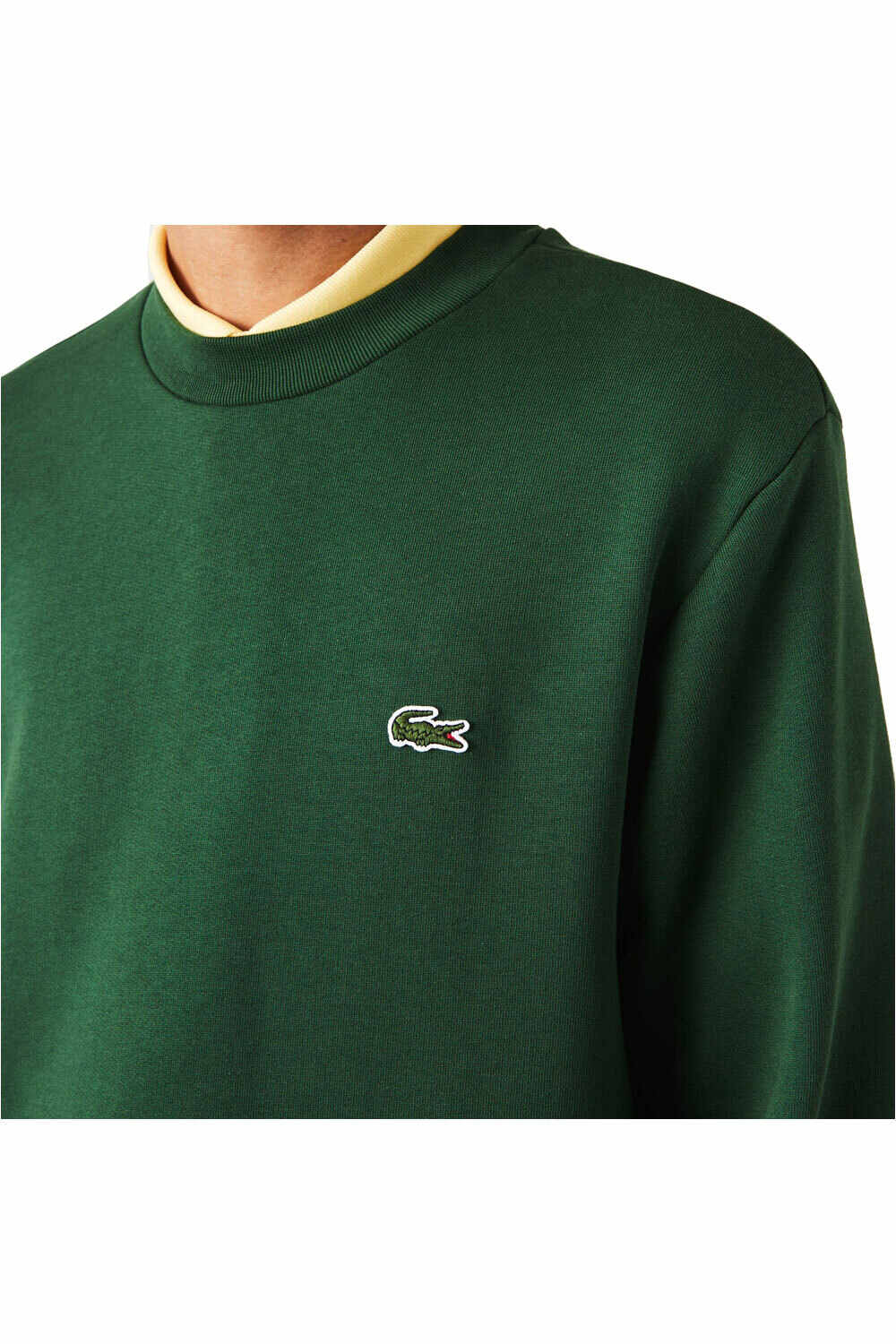Lacoste sudadera hombre CLASSIC VERDE 03
