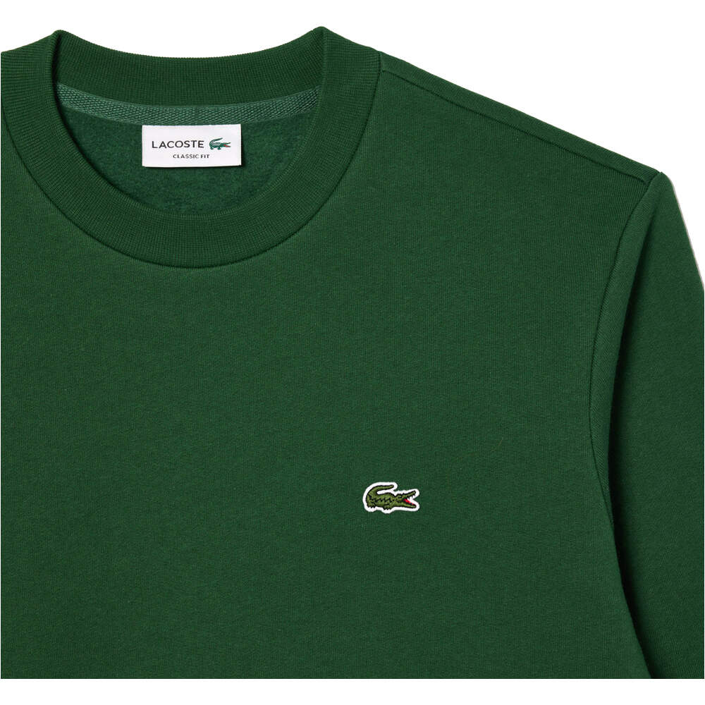 Lacoste sudadera hombre CLASSIC VERDE 05