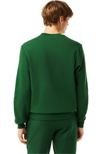 Lacoste sudadera hombre CLASSIC VERDE vista trasera