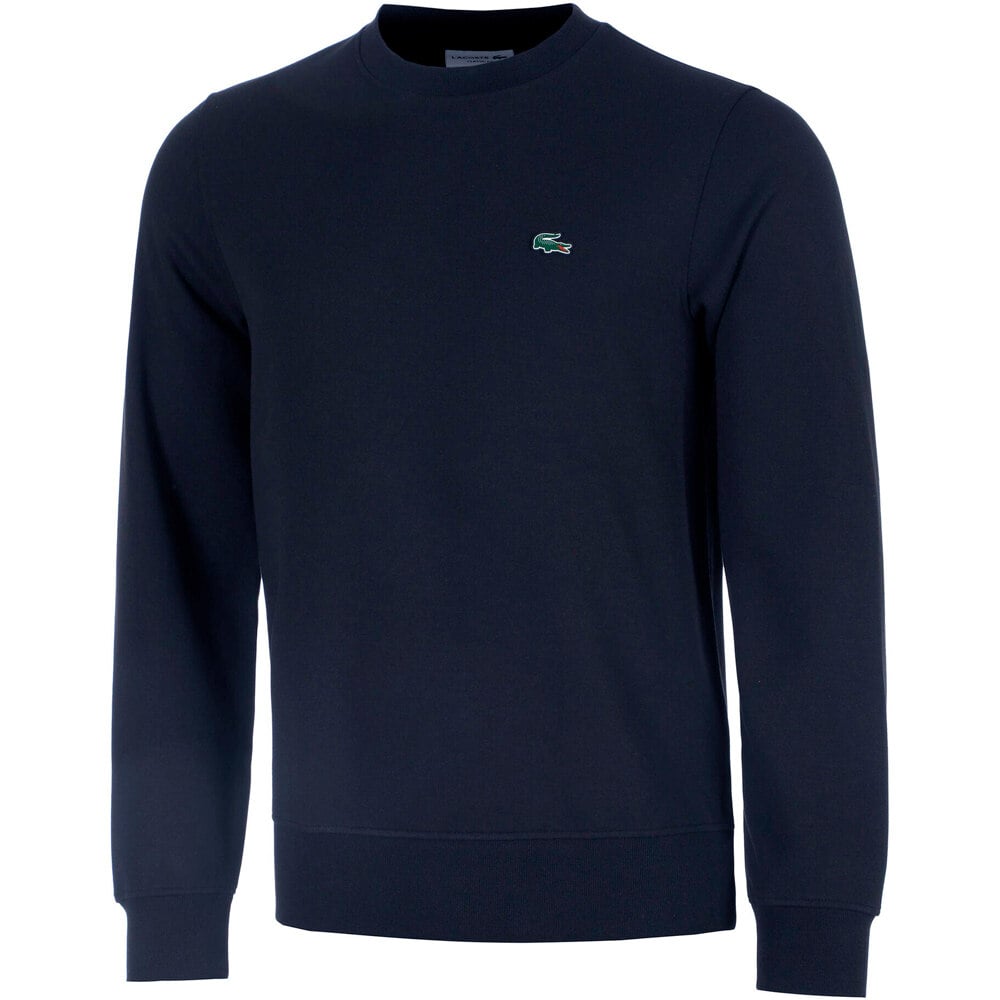 Lacoste sudadera hombre ENTRY CREW AZUL vista frontal