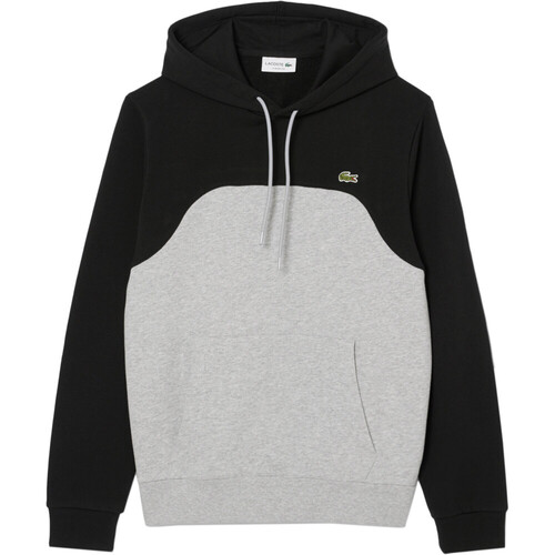 LACOSTE SWEATSHIRT BLOQ HOODY gris