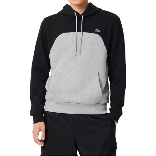 LACOSTE SWEATSHIRT BLOQ HOODY gris