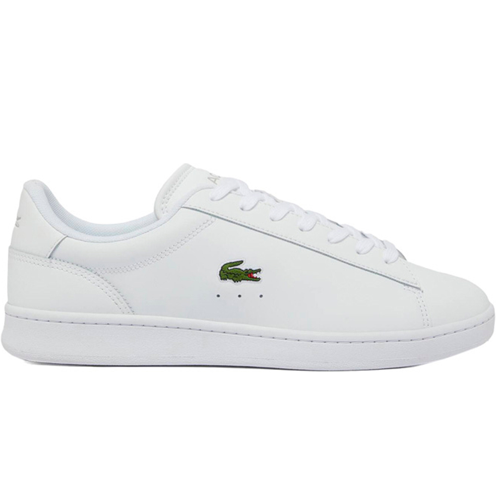 Lacoste zapatilla moda hombre CARNABY SET 224 BLANCO lateral exterior