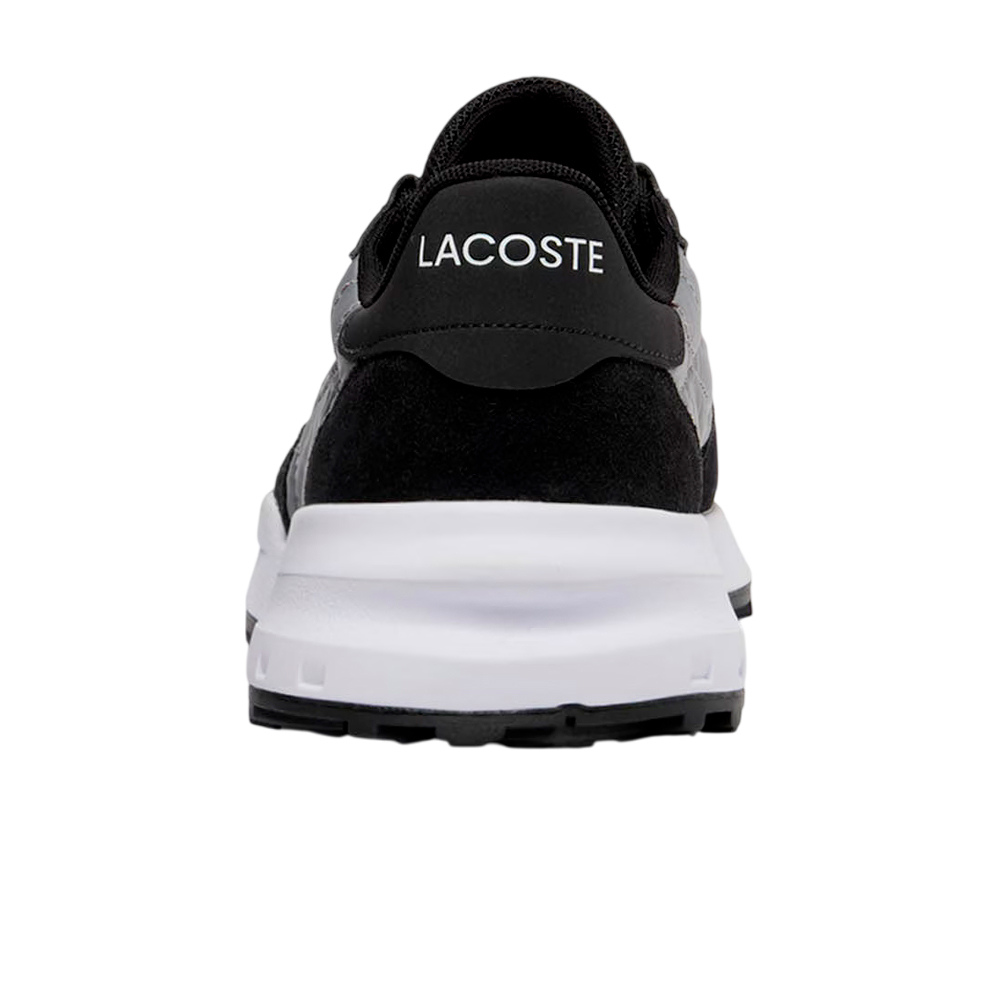 Lacoste zapatilla moda hombre ELITE ACTV EVO NEGRO vista superior