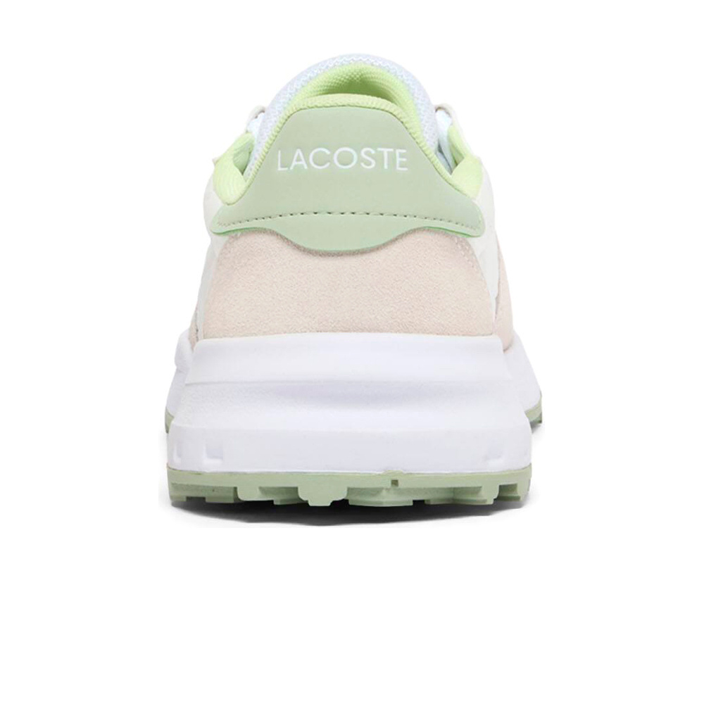 Lacoste zapatilla moda mujer ELITE ACTV EVO BLANCO vista trasera