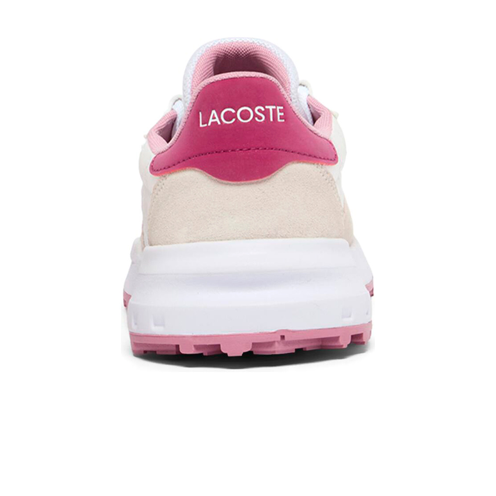 Lacoste zapatilla moda mujer ELITE ACTV EVO BLANCO vista trasera