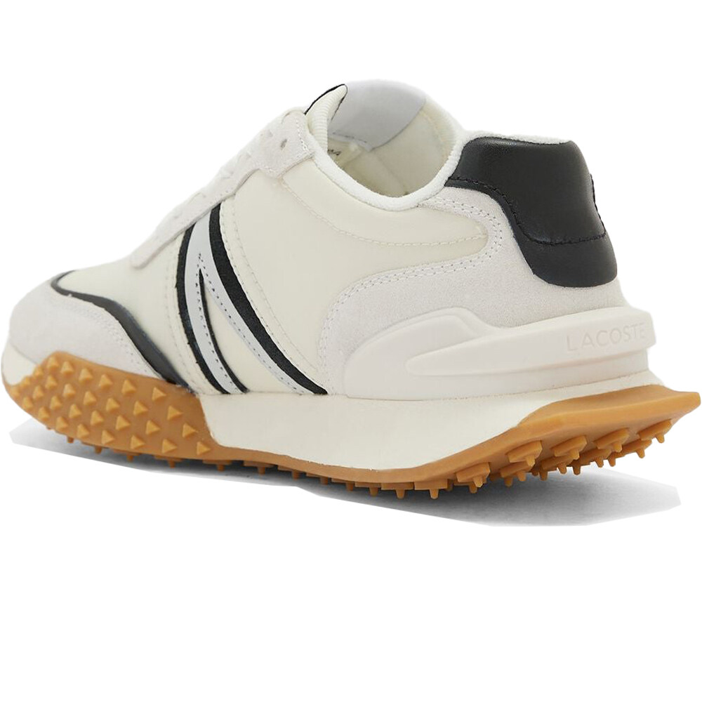 Lacoste zapatilla moda mujer SPIN DELUXE LEATHER BLANCO lateral interior