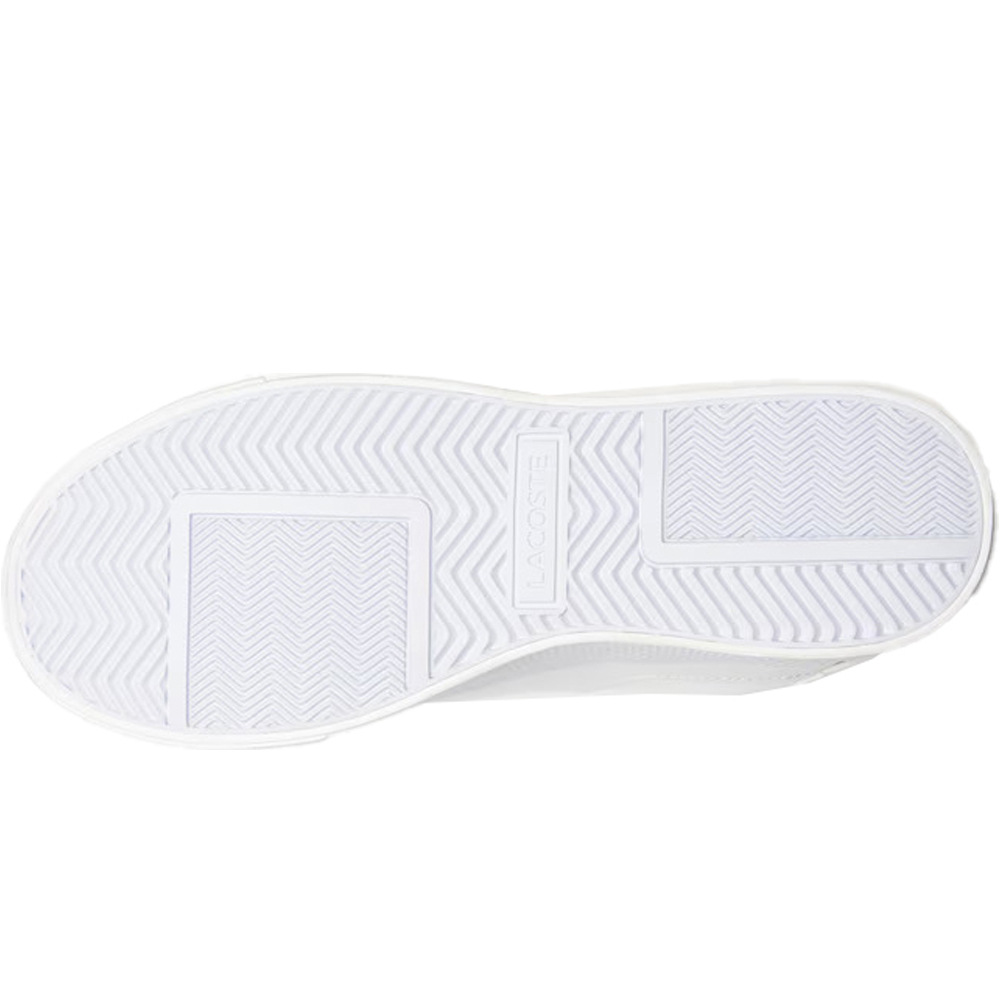 Lacoste zapatilla moda mujer ZIANE PLATFORM 124 BLANCO 05