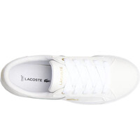 Lacoste zapatilla moda mujer ZIANE PLATFORM 124 BLANCO 06