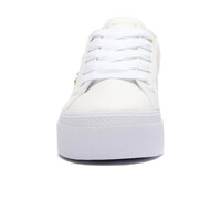 Lacoste zapatilla moda mujer ZIANE PLATFORM 124 BLANCO lateral interior
