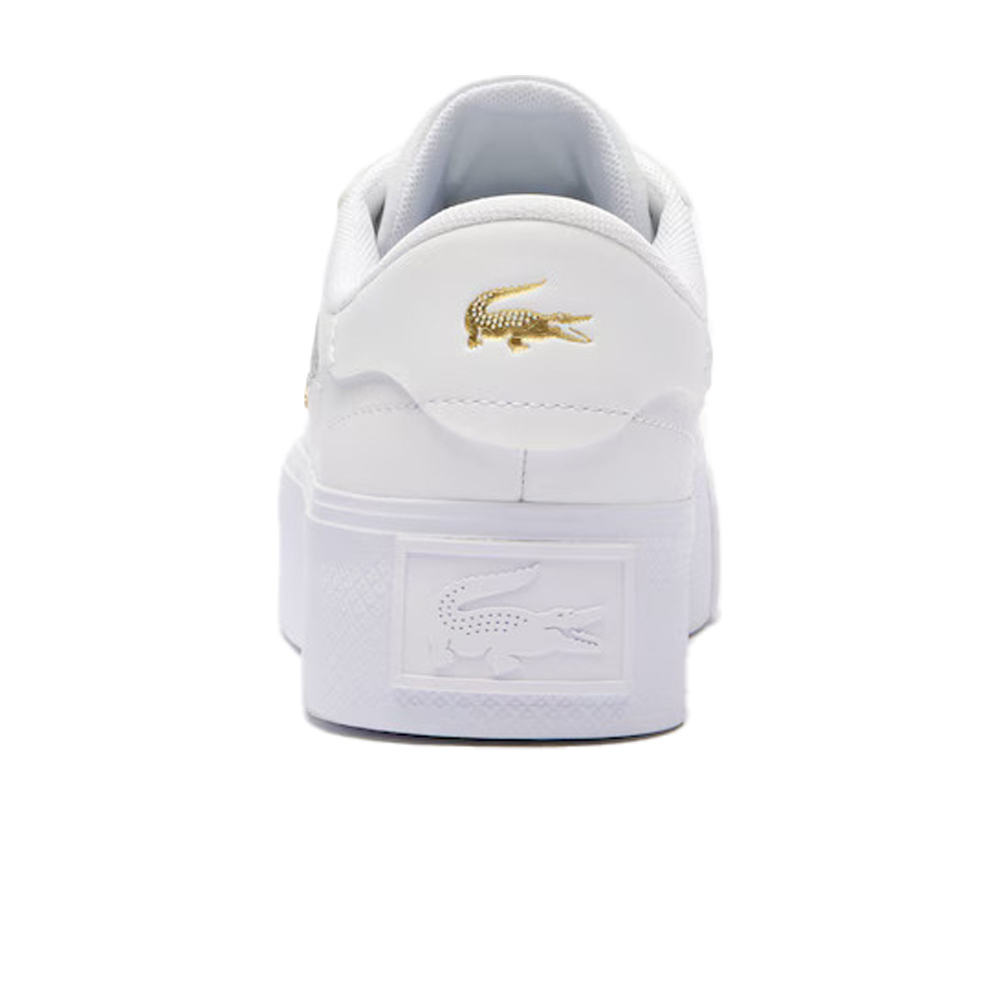 Lacoste zapatilla moda mujer ZIANE PLATFORM 124 BLANCO vista trasera