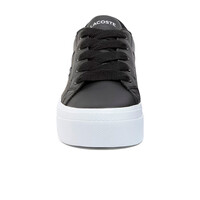 Lacoste zapatilla moda mujer ZIANE PLATFORM 225 3 CFA NEGRO puntera