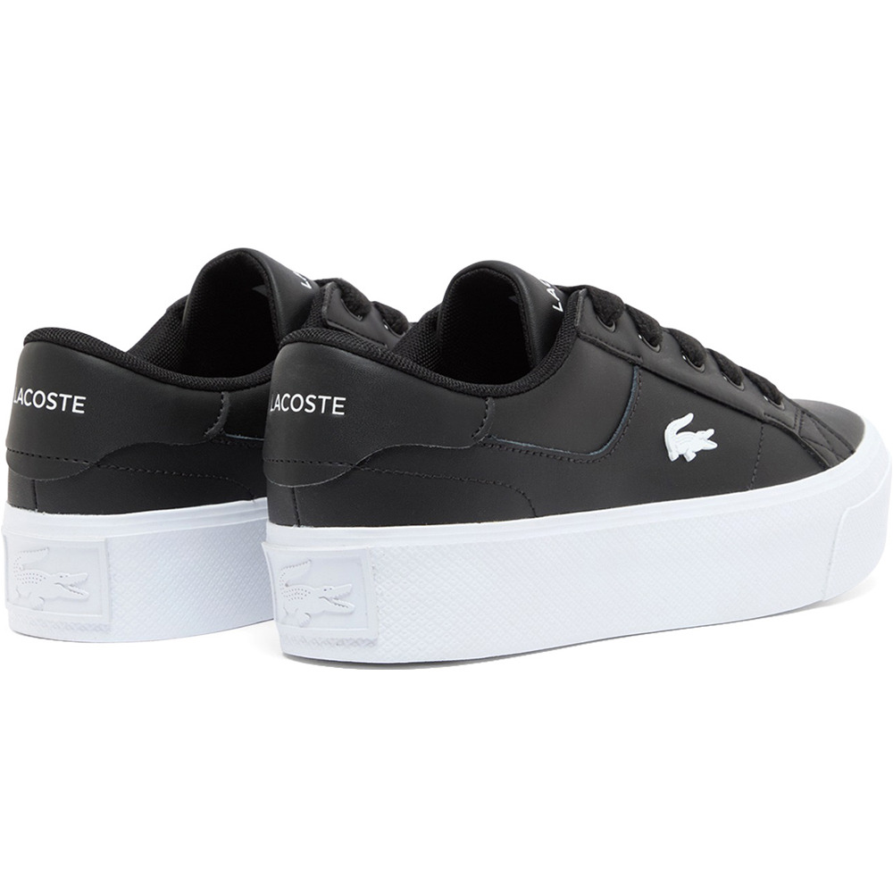 Lacoste zapatilla moda mujer ZIANE PLATFORM 225 3 CFA NEGRO vista trasera