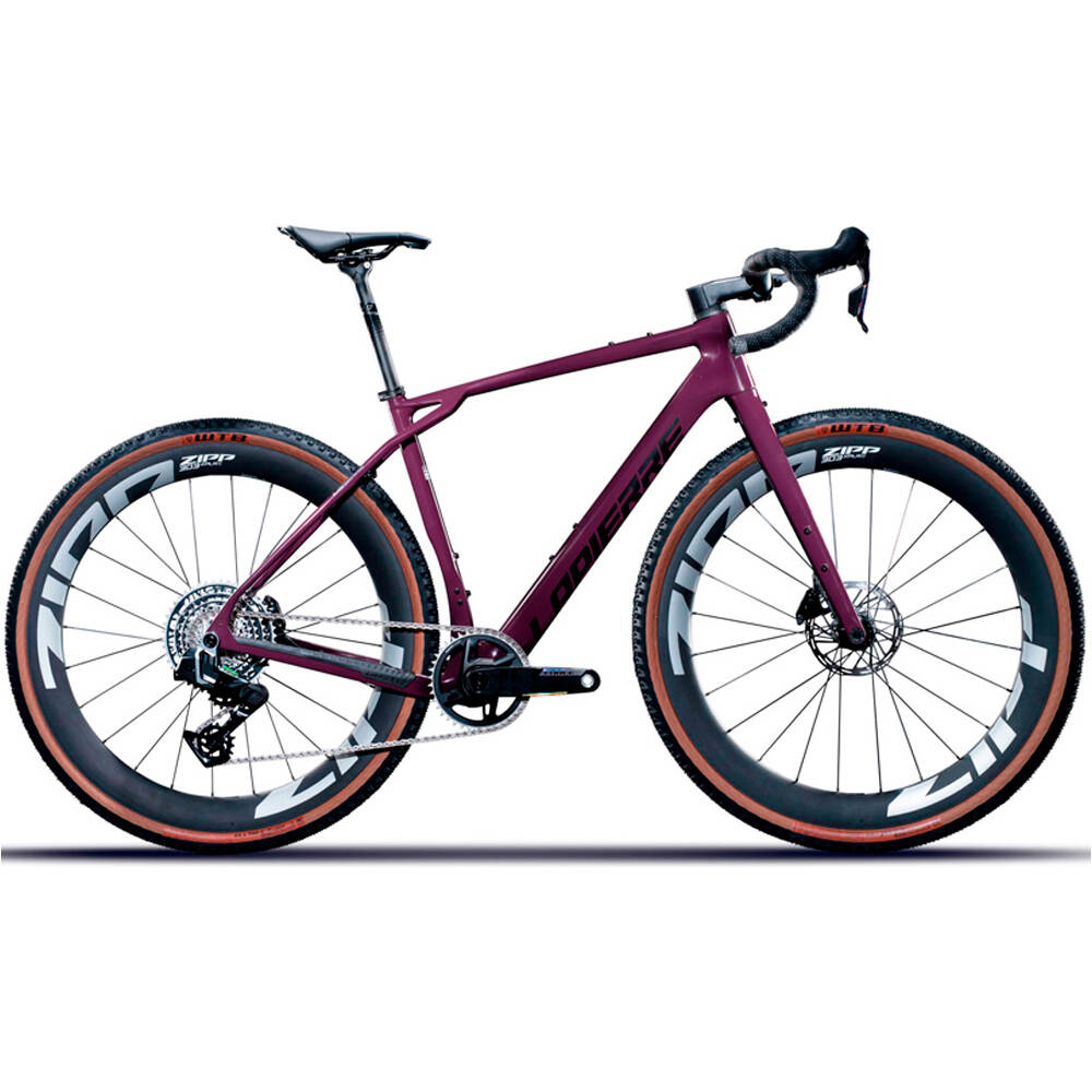 Lapierre bicicletas de carretera carbono CROSSHILL CF 8.0 MORADO vista frontal