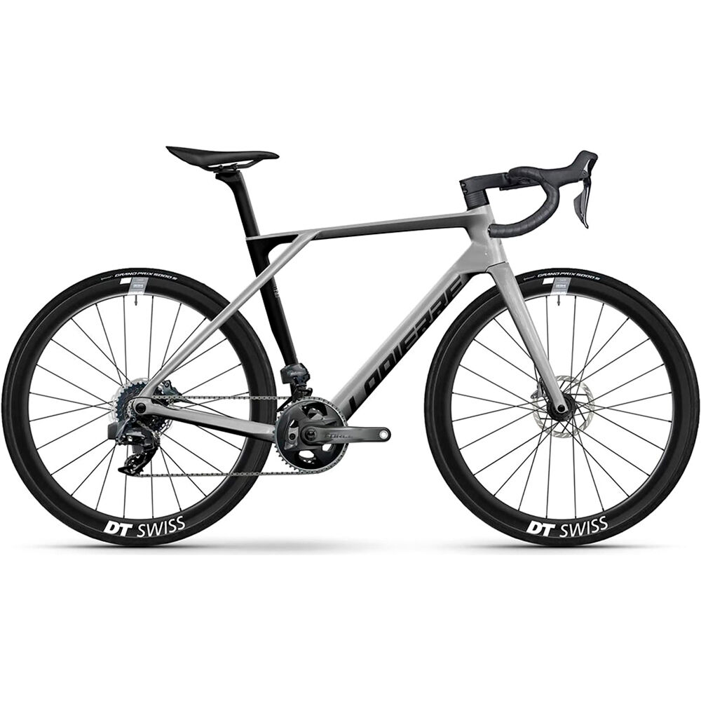 Lapierre bicicletas de carretera carbono XELIUS DRS 8.0 AXS PLATA vista frontal