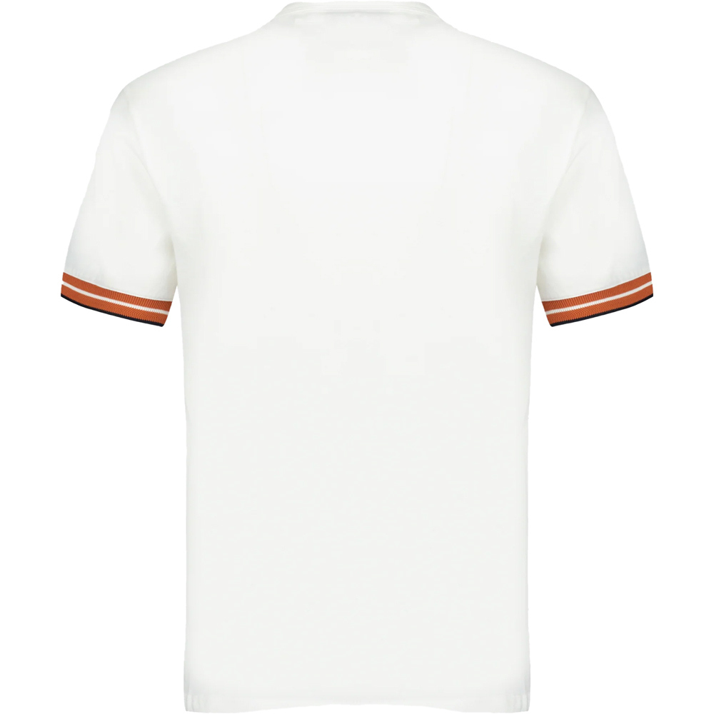 Le Coq Sportif camiseta manga corta hombre HERITAGE BLANCO 03