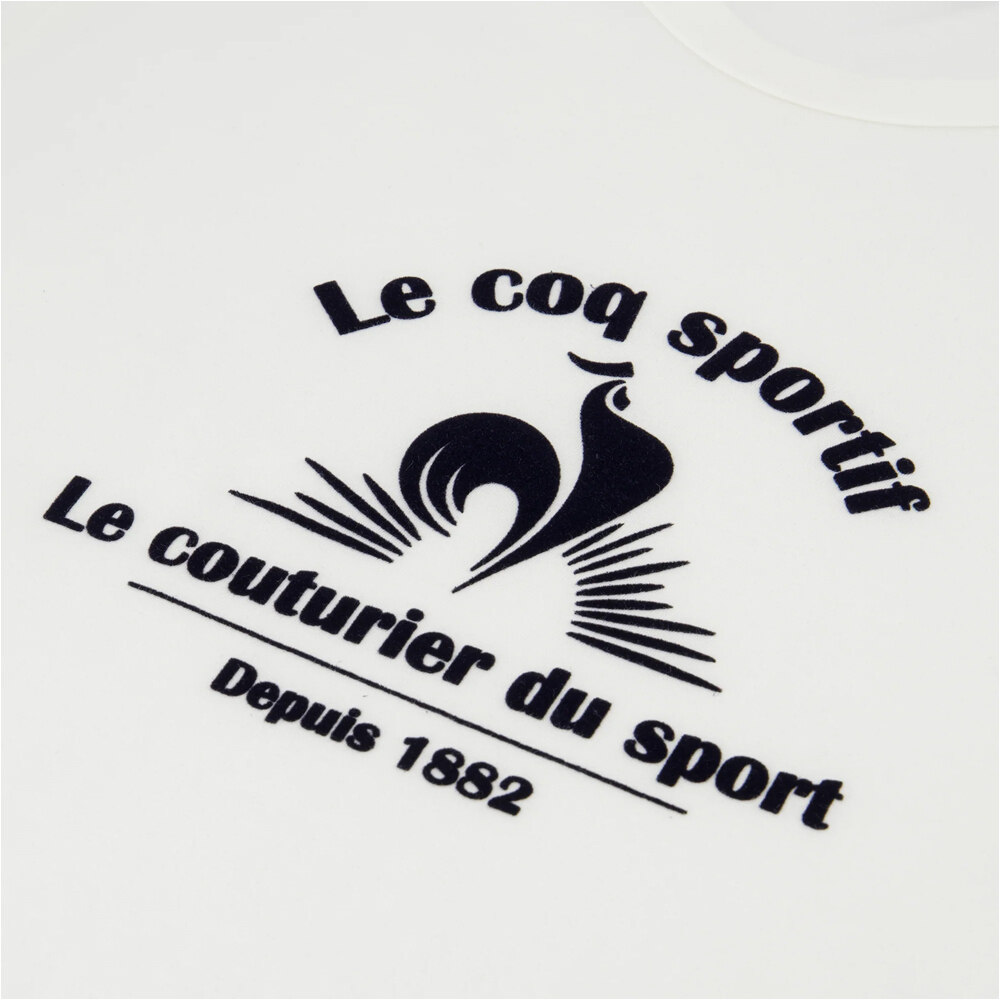 Le Coq Sportif camiseta manga corta hombre HERITAGE BLANCO 04