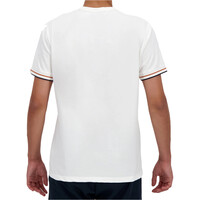 Le Coq Sportif camiseta manga corta hombre HERITAGE BLANCO vista trasera