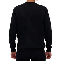 Le Coq Sportif sudadera hombre ESSENTIALS NEGRO vista trasera
