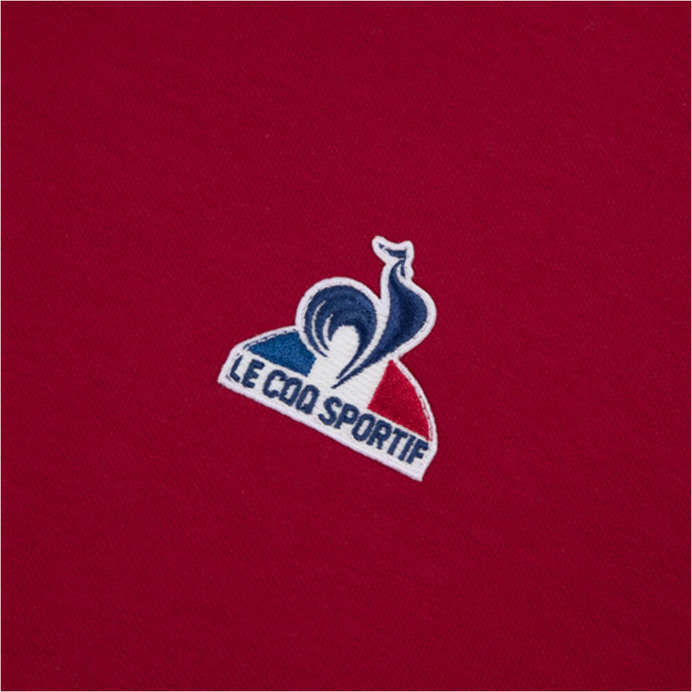 Le Coq Sportif sudadera hombre ESSENTIALS ROJO 04