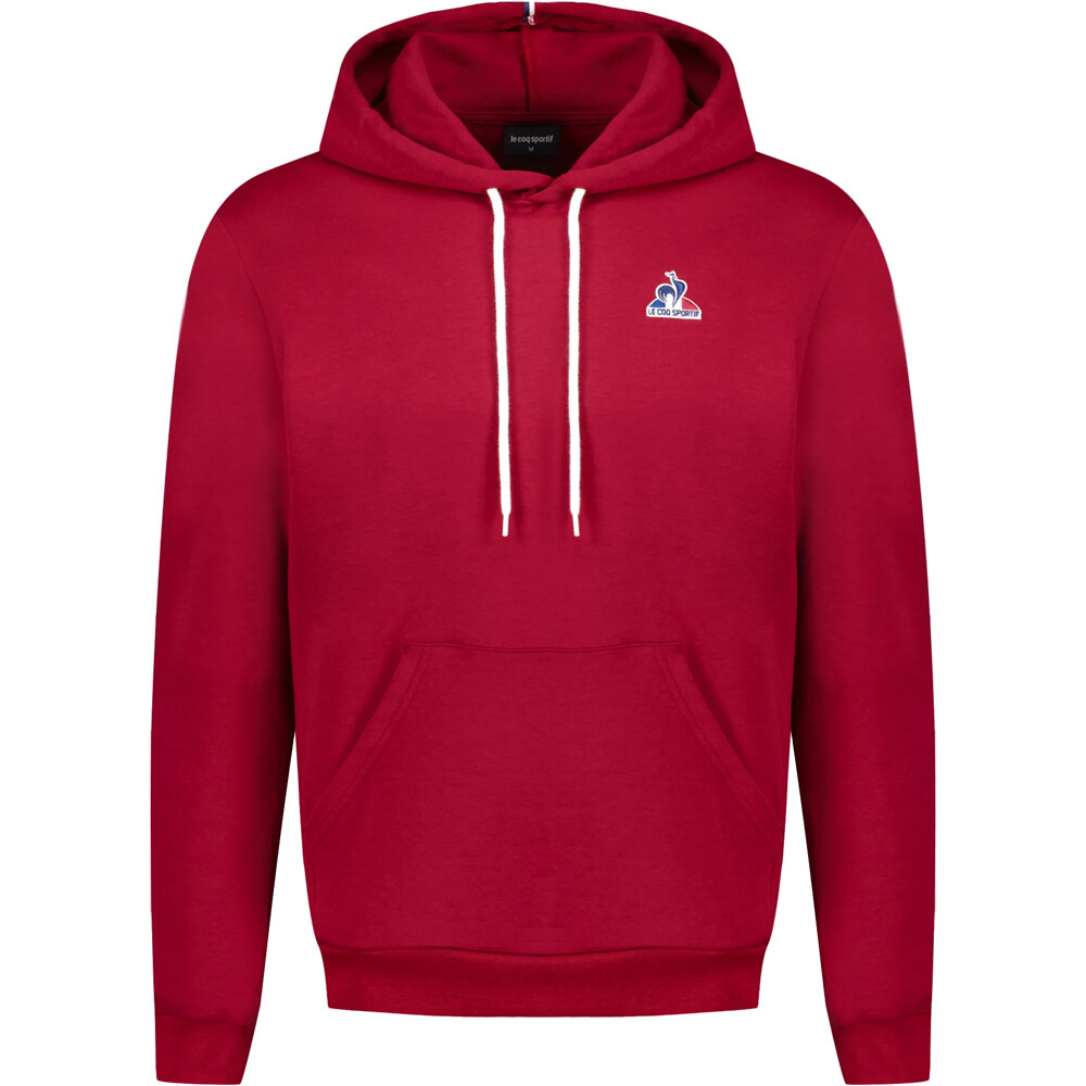 Le Coq Sportif sudadera hombre ESSENTIALS ROJO vista detalle