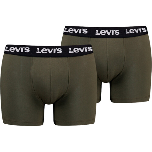 LEVI'S REPEAT LOGO BOXER BRIEF 2P verde