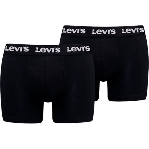 LEVI'S REPEAT LOGO BOXER BRIEF 2P negro