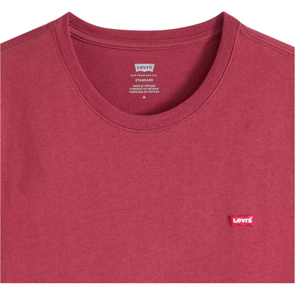 Levi'S camiseta manga corta hombre ORIGINAL ROJO 04