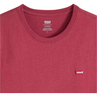 Levi'S camiseta manga corta hombre ORIGINAL ROJO 04