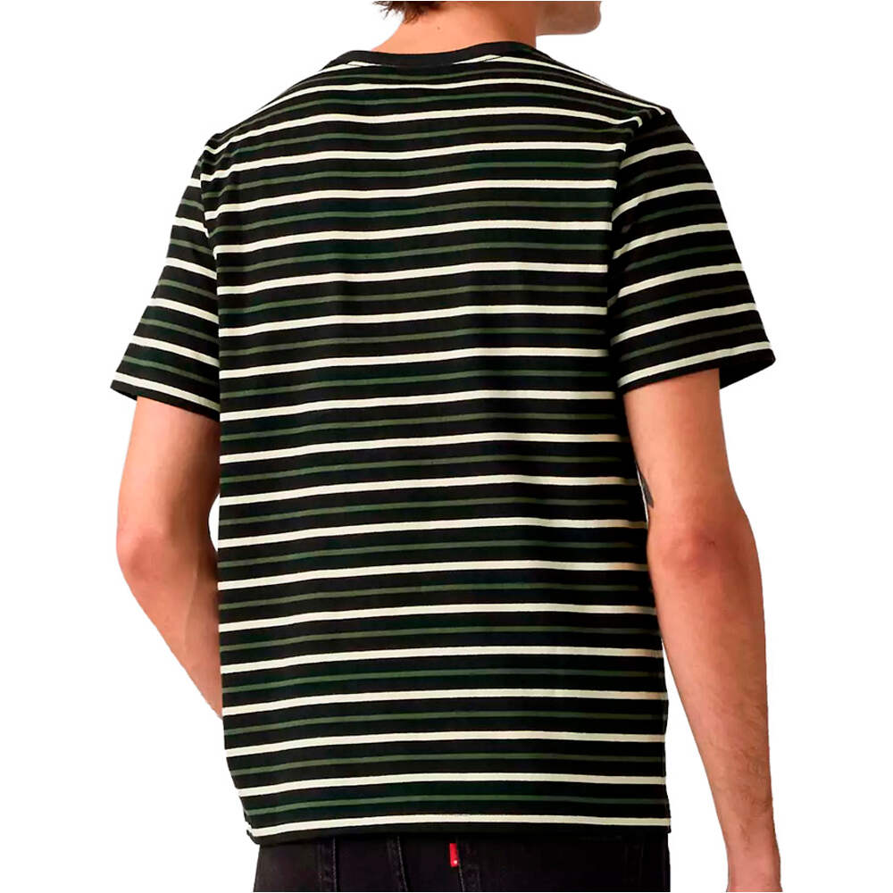 Levi'S camiseta manga corta hombre ORIGINAL VERDE vista trasera