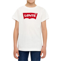 Levi'S camiseta manga corta niño BATWING BLANCO vista frontal