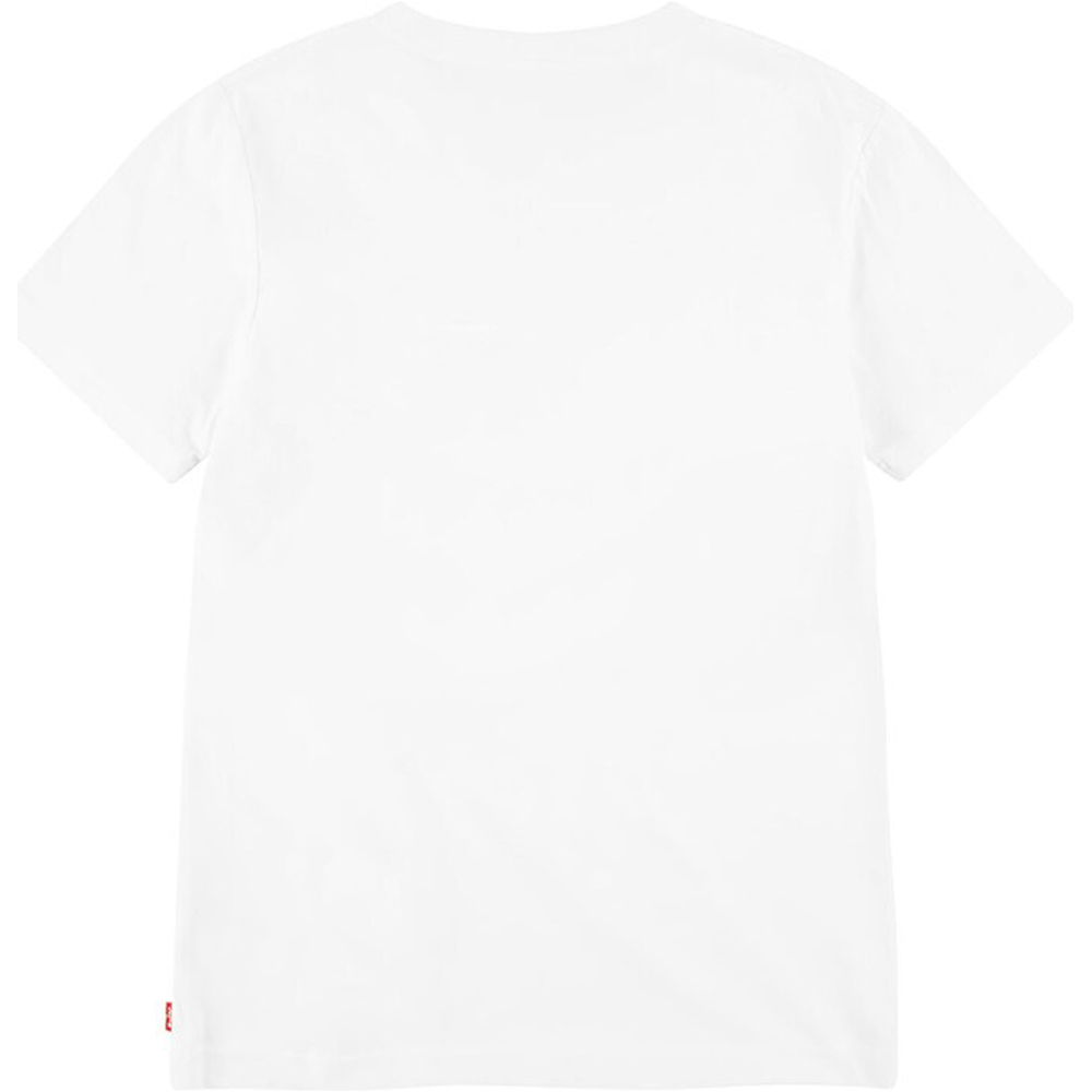 Levi'S camiseta manga corta niño BATWING BLANCO vista trasera